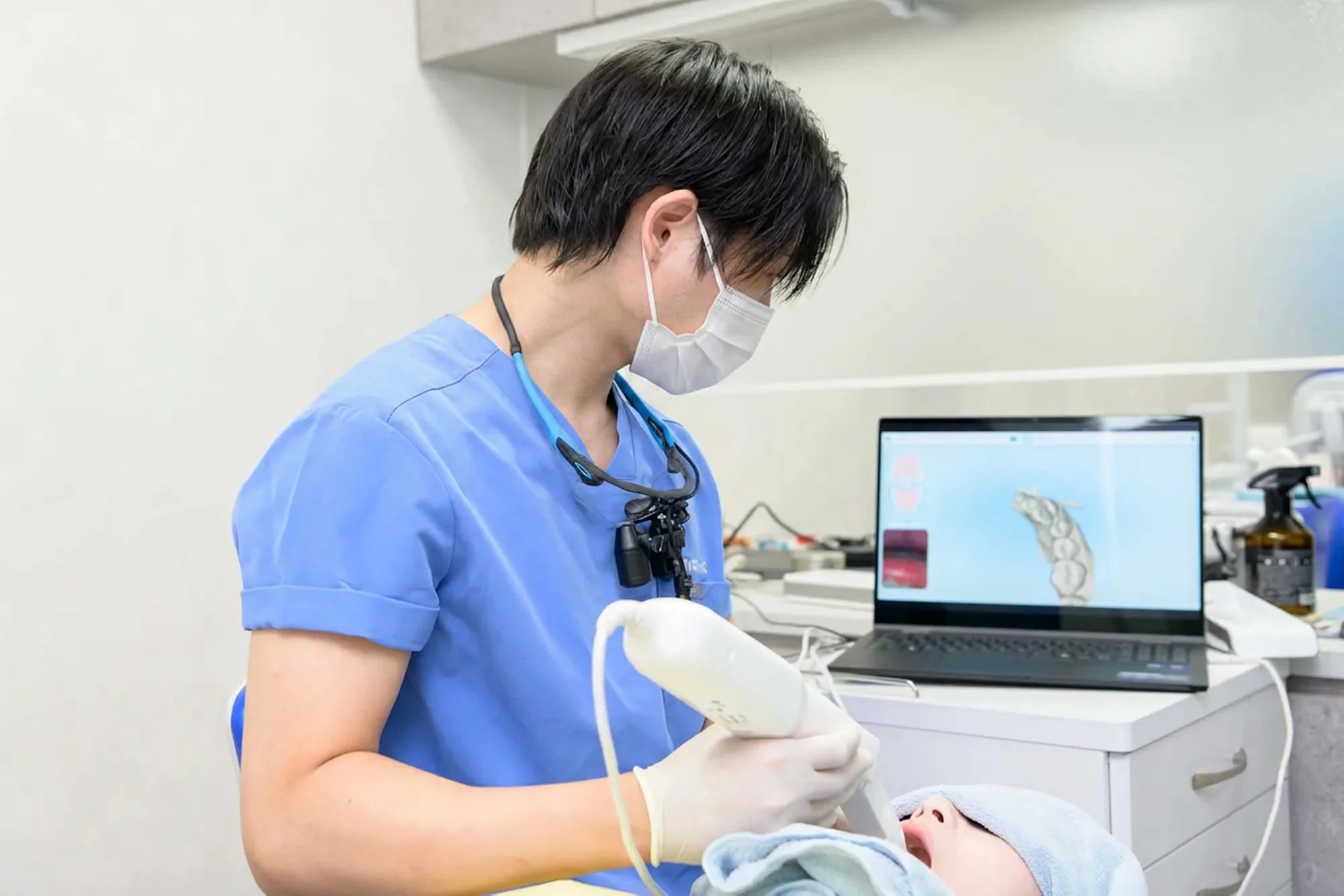 歯の形成・型取り